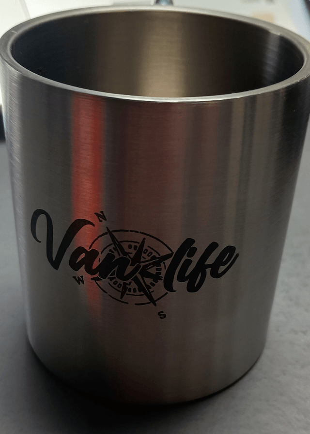 Mugg inox gravé (personnalisation)