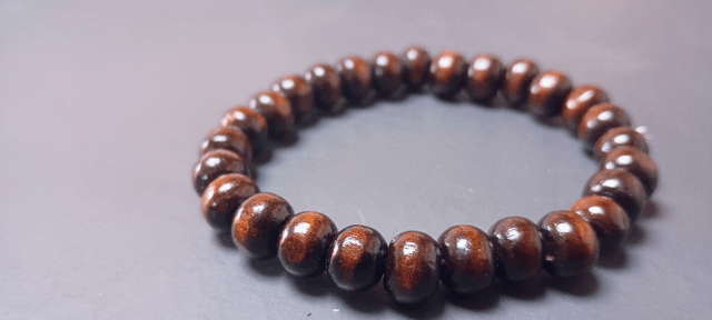 Bracelet rétro en cuir et perles pour hommes