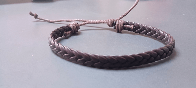 Bracelet rétro en cuir et perles pour hommes